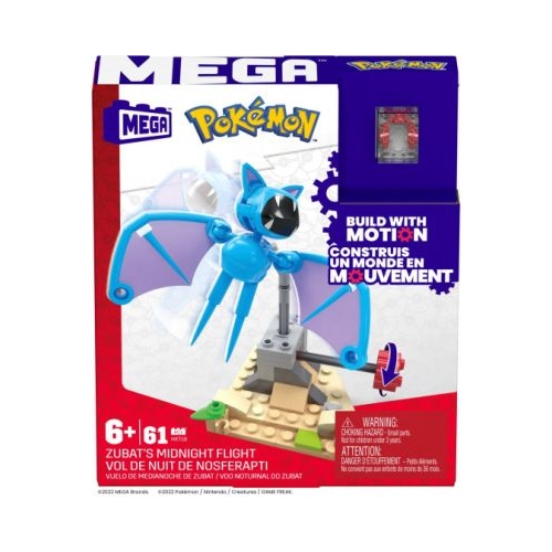 Pokemon Mega Set de constructie Zborul de noapte al lui Zubat