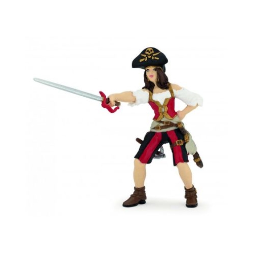 Figurina Femeie pirat bruneta Papo