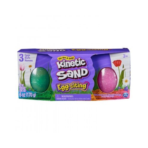 Pachet 3 oua cu surpriza Kinetic sand