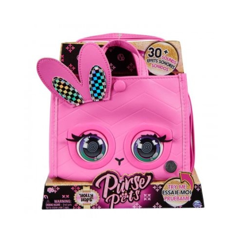 Purse Pets Gentuta Tote interactiva Holly Hops Spin Master