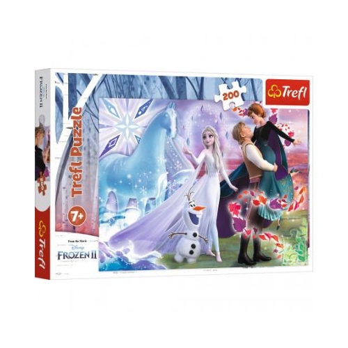 Puzzle 200 Frozen2 Universul magic Trefl
