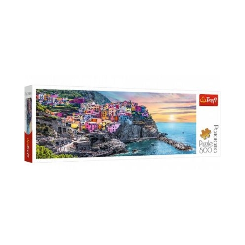 Puzzle 500 Panorama Orasul Vernazza Trefl