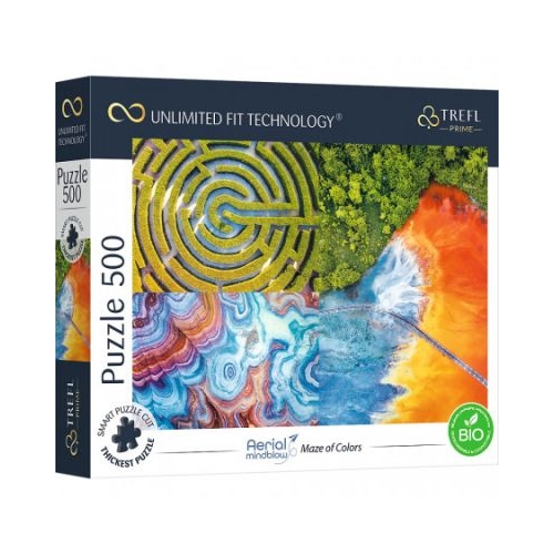 Puzzle UFT 500. Labirinturi de culori Trefl