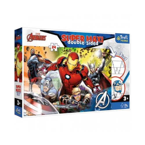 Puzzle Primo 24 super maxi Marvel. Razbunatorii puternici Trefl