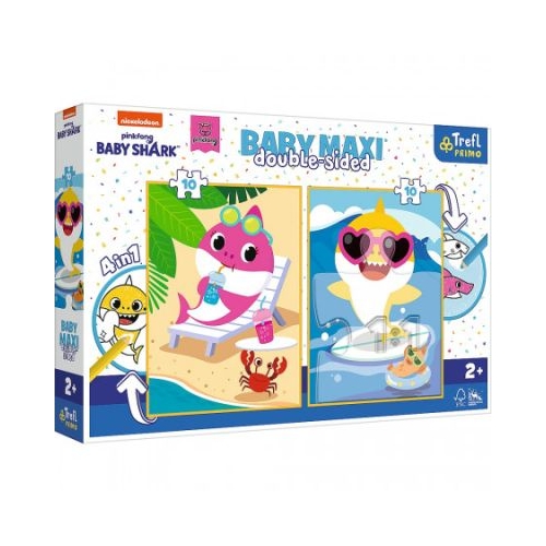 Puzzle Primo baby maxi 2x10 Baby Shark Trefl