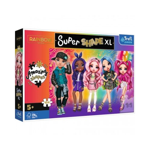 Puzzle Primo Super shape XXL 104 Rainbow High Trefl