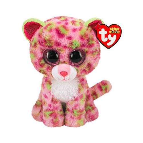 Plus 15 cm Boos Leopard roz Ty