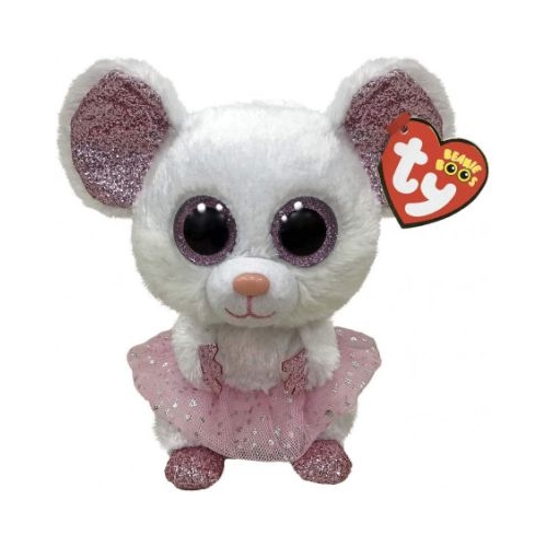 Pus 15 cm Soricel balerina alb Ty