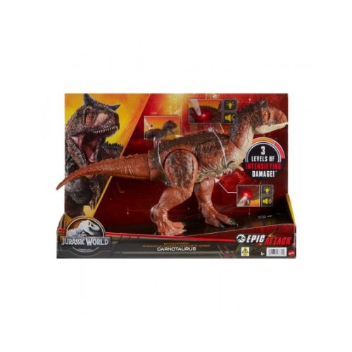 Dinozaur Carnotaurus Jurassic World Epic attack Battle chompin