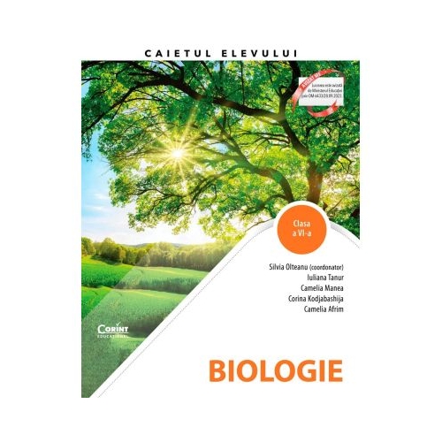 Biologie. Caietul elevului clasa a 6-a - Silvia Olteanu