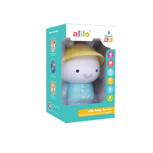 Iepuras interactiv cu povesti si cantece albastru R/OEN Alilo Baby Bunny