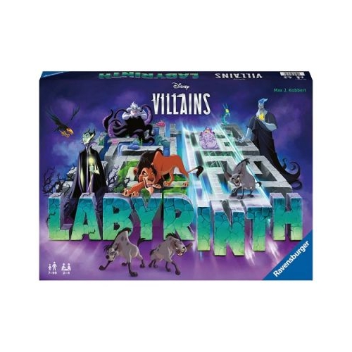 Joc labirint cu caractere Disney pentru copii de la 7 ani multilingv inclusiv RO Labyrinth Villains Ravensburger