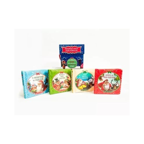 Set 4 povesti Craciun Fericit Descopera magia Craciunului - Sara Gianassi