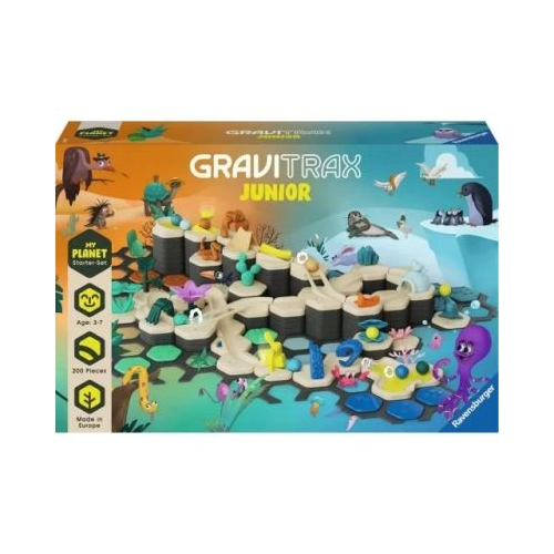 Joc de constructie pentru copii de la 3 ani Set de baza Planeta Gravitrax Junior My Planet