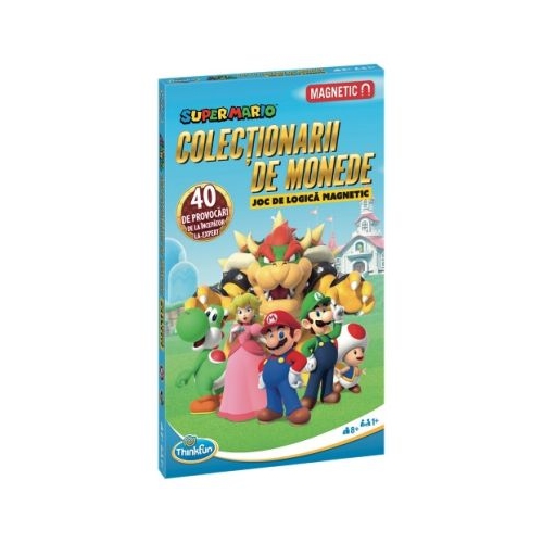 Joc de logica magnetic limba romana Super Mario Coin Collector