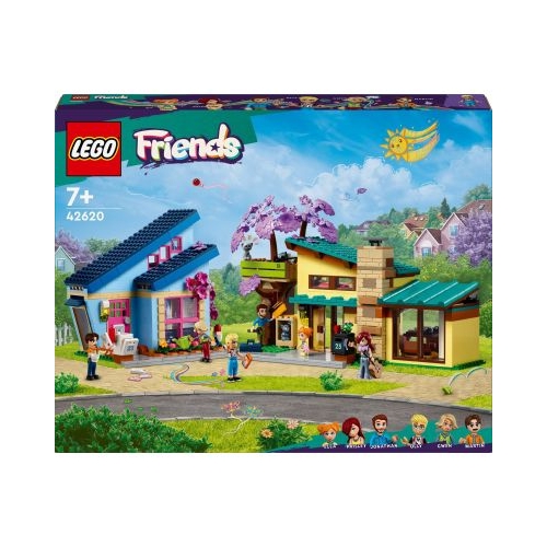LEGO Friends. Casele lui Olly si Paisley 42620 1126 piese