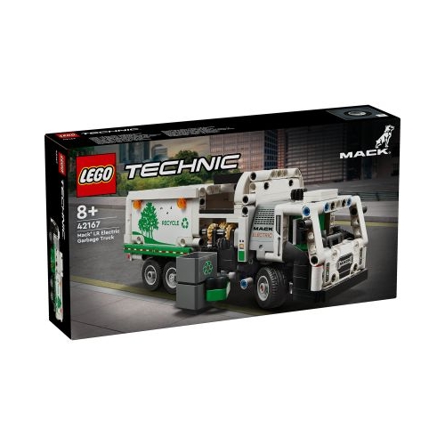 LEGO Technic Camion de gunoi Mack LR Electric 42167 503 piese