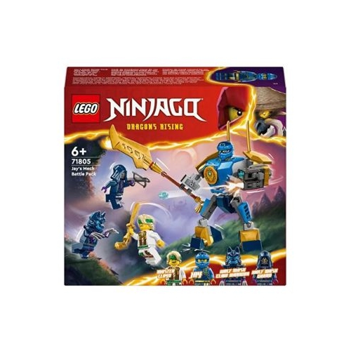 LEGO NINJAGO. Pachet de lupta Robotul lui Jay 71805 78 piese