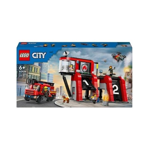 LEGO City. Statie si camion de pompieri 60414 843 piese