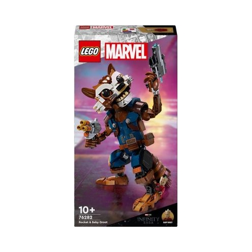 LEGO Marvel Super Heroes. Rocket si Bebelusul Groot 76282 566 piese