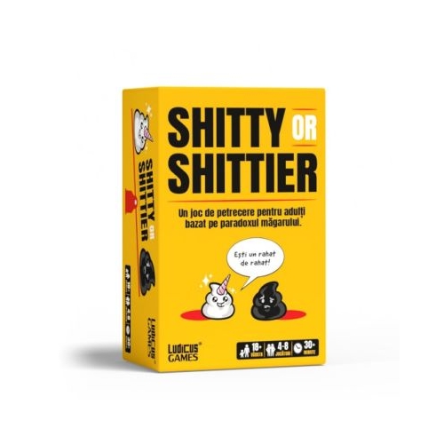 Joc de petrecere Shitty or Shittier Paradoxul magarului