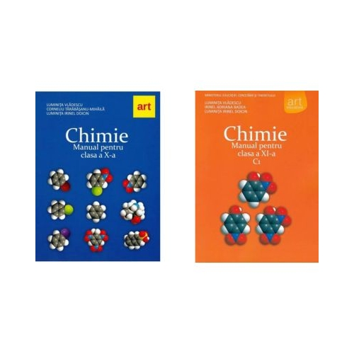 Pachet 2 Manuale. Chimie pentru clasa a 10 si clasa a 11-a C1 - Luminita Vladescu Luminita Irinel Doicin