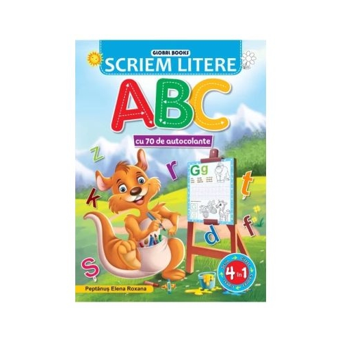 Scriem litere ABC. Cu 70 de autocolante