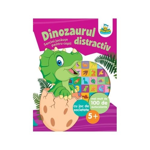 Dinozaurul distractiv. Sarcini jucause pentru copii