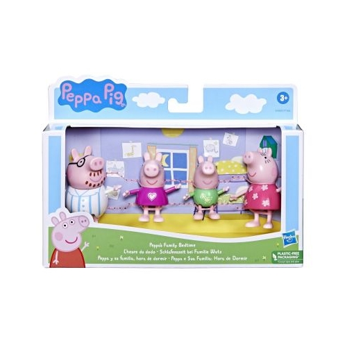 Set figurine familia Pig ora de culcare