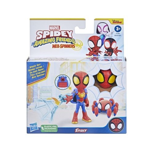 Set figurina Spidey 10 cm si accesorii Spidey Prietenii extraordinari