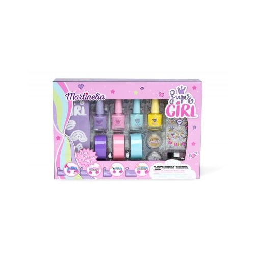 Set lacuri de unghii si bratari Martinelia Super Girl