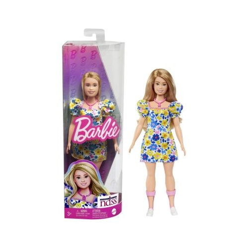 Papusa Barbie Fashionista blonda cu sindrom Down
