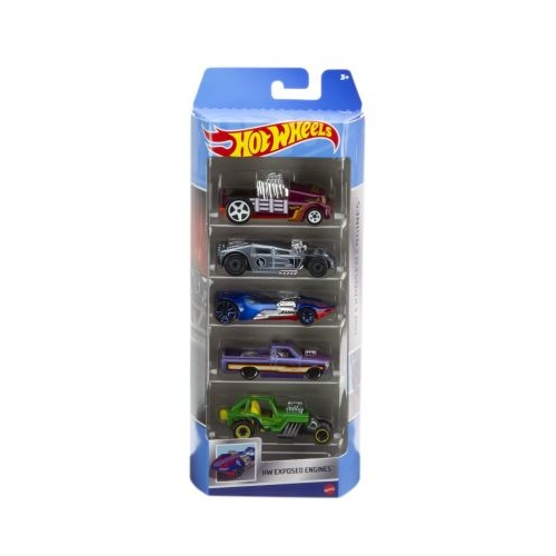 Set 5 masini Hot Wheels Exposed Engines