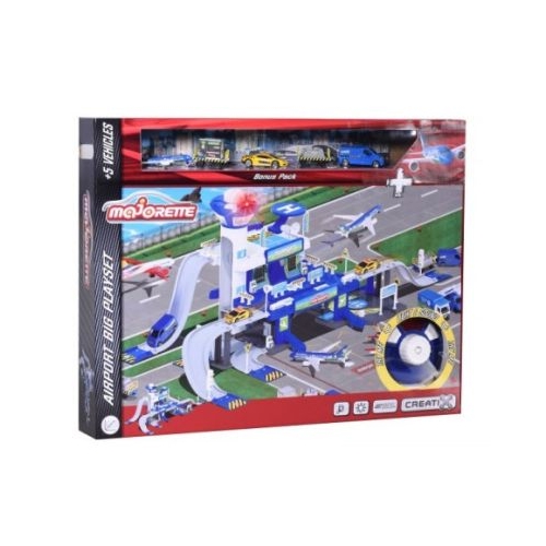 Set aeroport cu peste 100 de accesorii Majorette