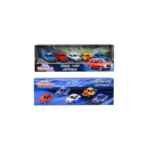 Set 5 masinute metalice Dacia 1300 7. 5 cm