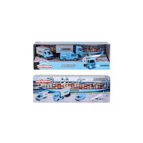 Sset 4 vehicule metalice de transport Maersk