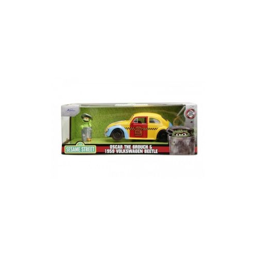 Masinuta metalica Sesame Street 1959 VW Beetle 1 24