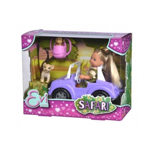 Set papusa Evi si vehicul safari