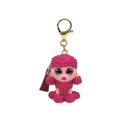 Plus breloc 8. 5 cm Mini Boos Patsy Poodle roz Ty