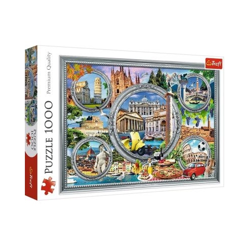 Puzzle 1000 piese City-break Italia Trefl