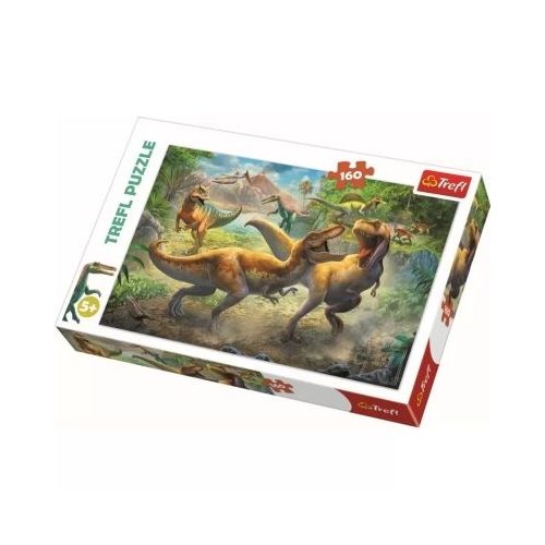 Puzzle 160 Tyrannosauri in lupta Trefl