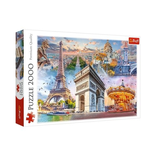 Puzzle 2000 Weekend in Paris Trefl