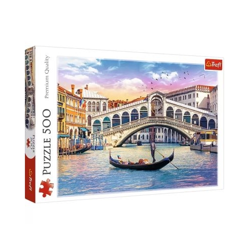 Puzzle 500 Panorama Gondola in Venetia Trefl