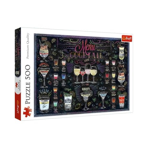 Puzzle 500 Meniul de cocktailuri Trefl
