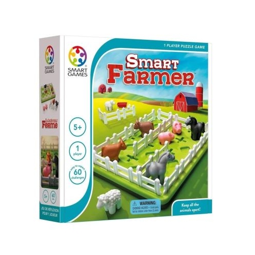 Joc de logica Smart Farmer cu 60 de provocari editie internationala