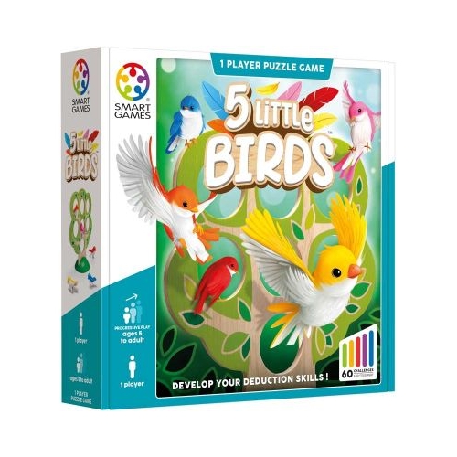 Joc de logica 5 Little Birds cu 60 de provocari editie internationala