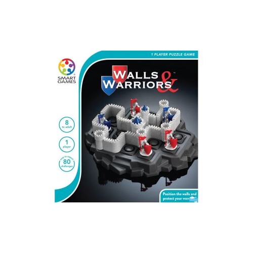 Joc de logica Walls amp Warriors cu 80 de provocari limba romana