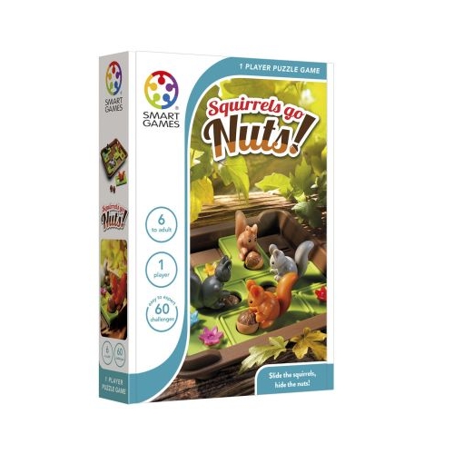 Joc de logica Squirrels go Nuts cu 80 de provocari editie internationala