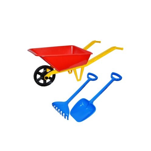 Jucarie Roaba cu Lopata si Grebla rosie