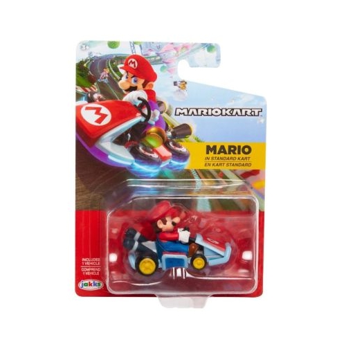 Figurina 5cm Mario cu masinuta W5